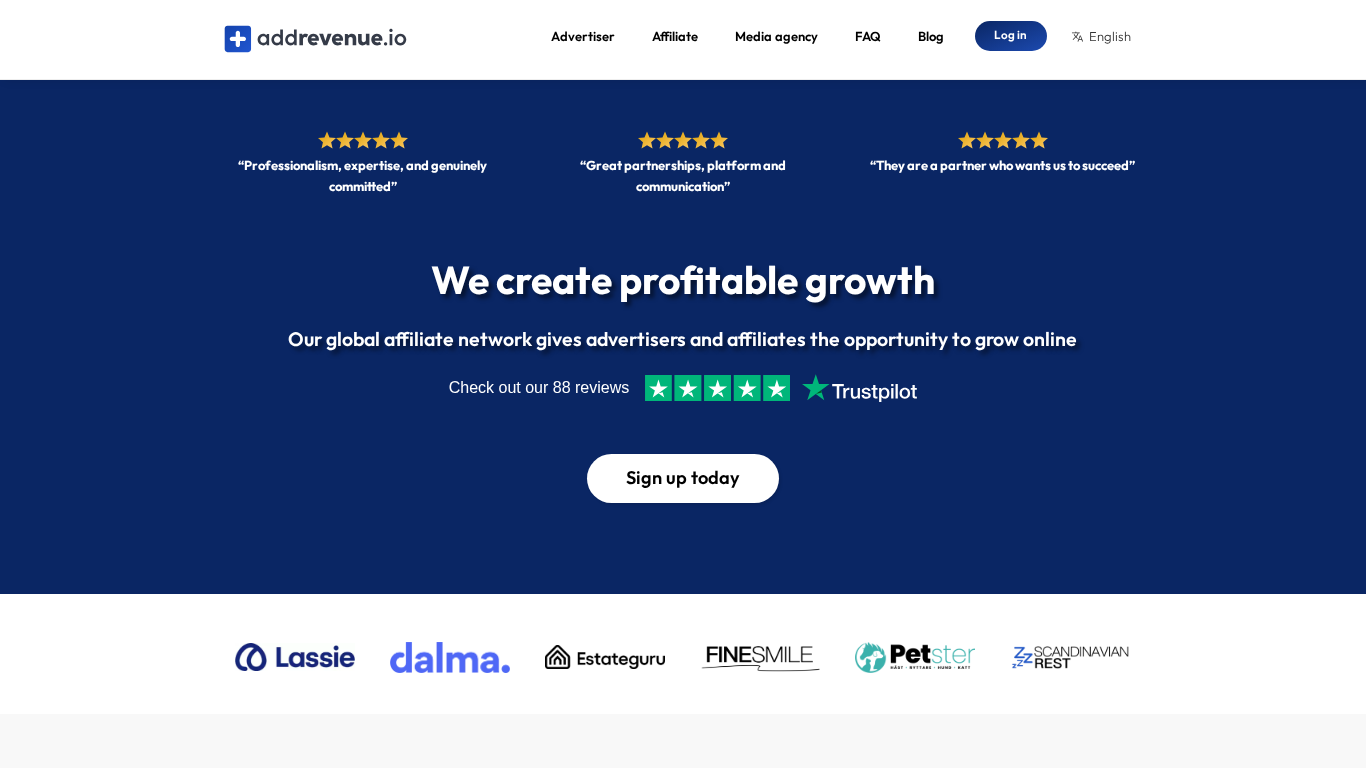 Addrevenue.io Affiliate-Programm