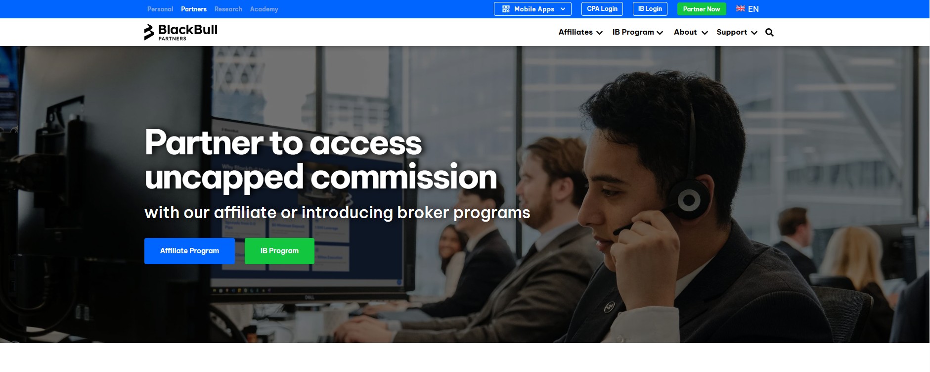 BlackBull Partners Affiliate-Programm