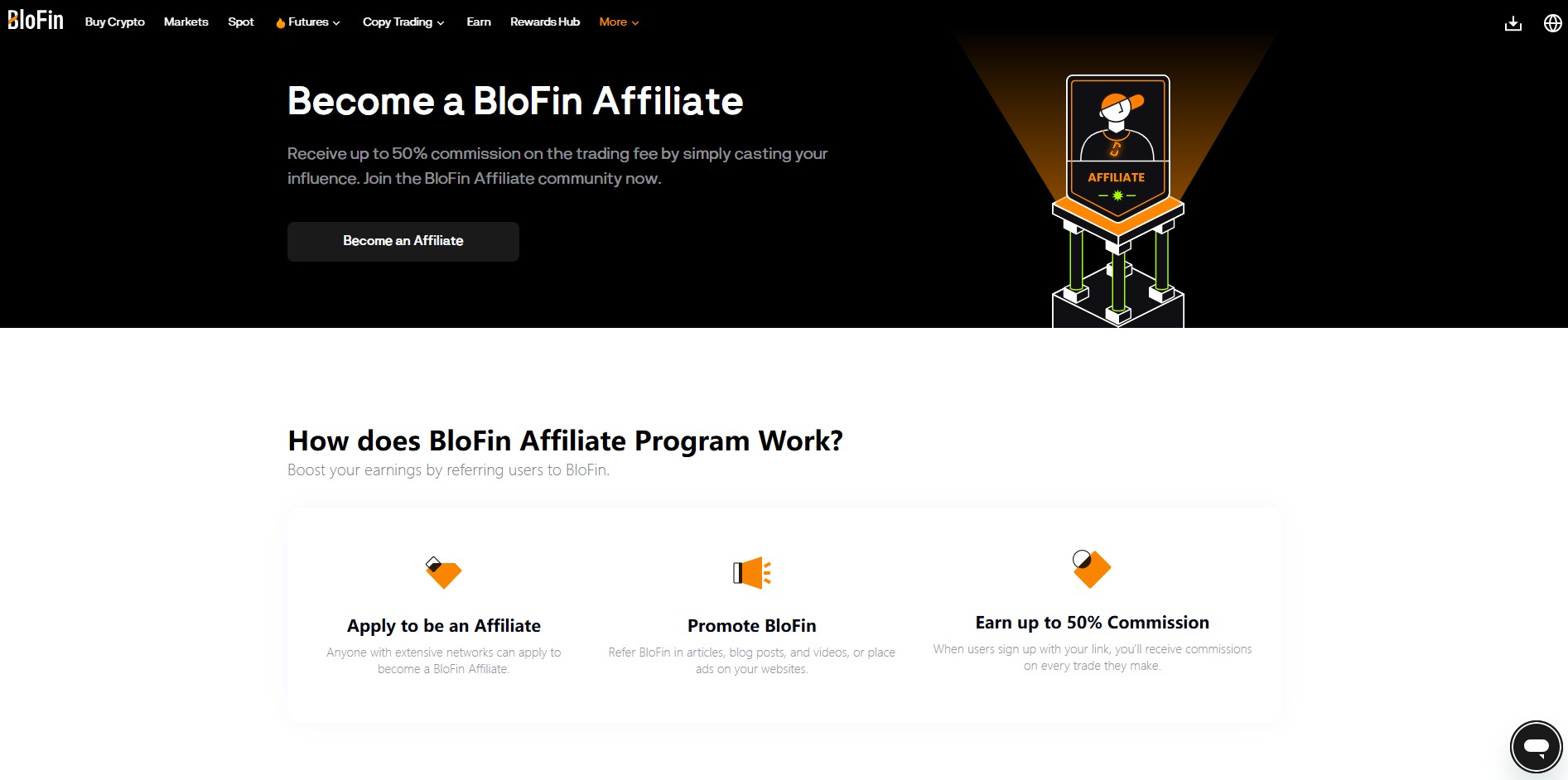 Blofin Affiliate-Programm