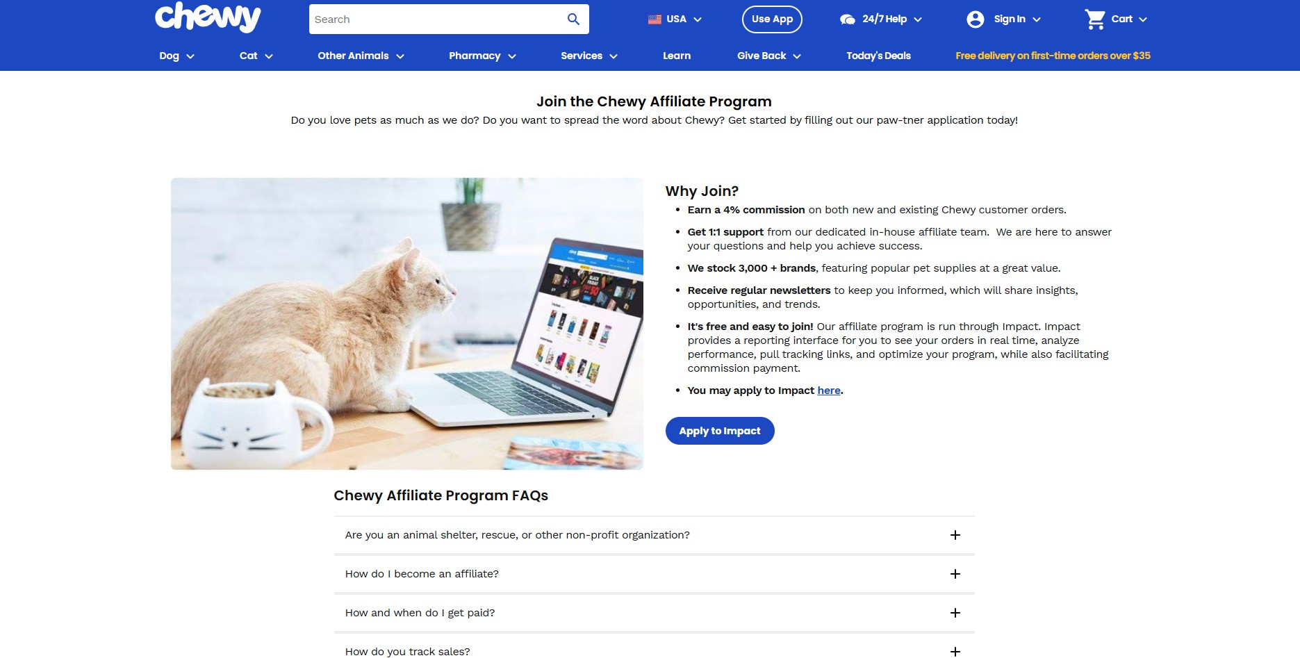 Chewy Affiliate-Programm