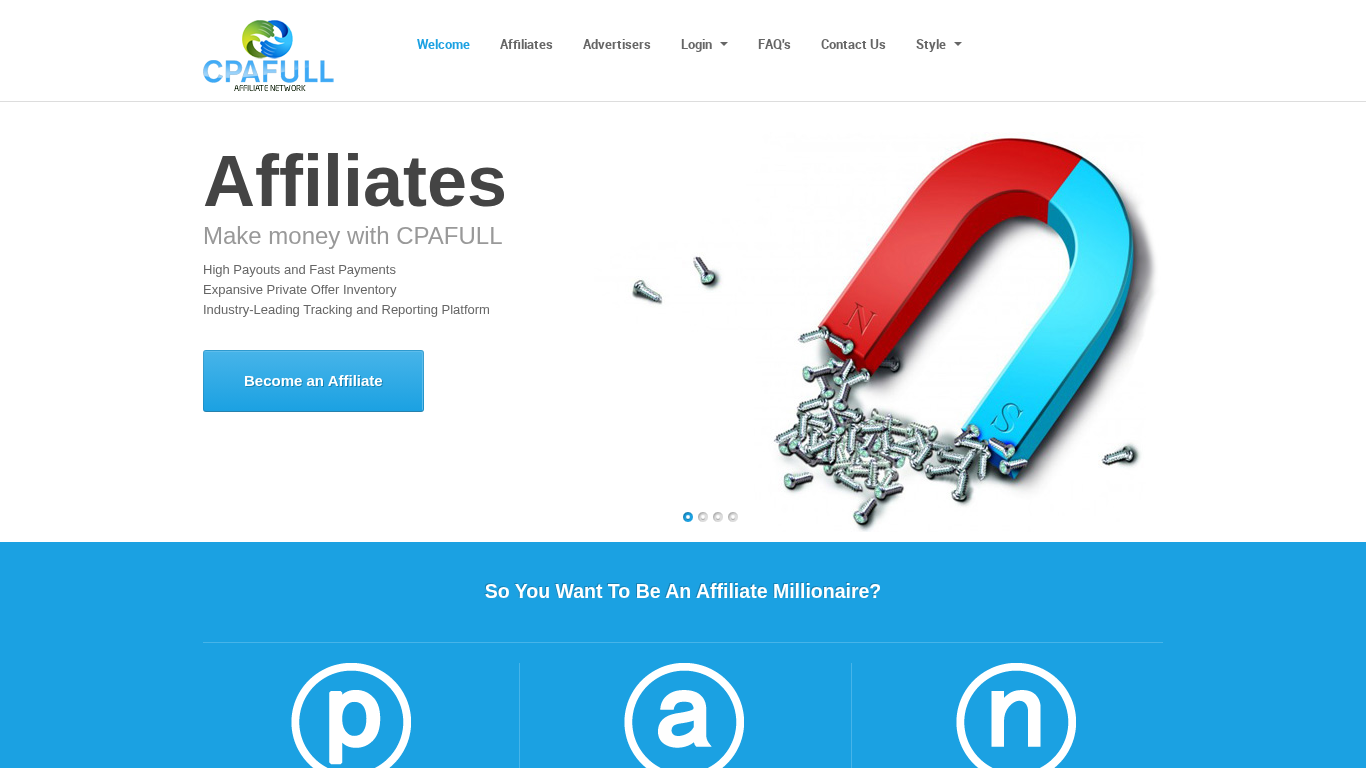 CPAFULL Affiliate-Programm