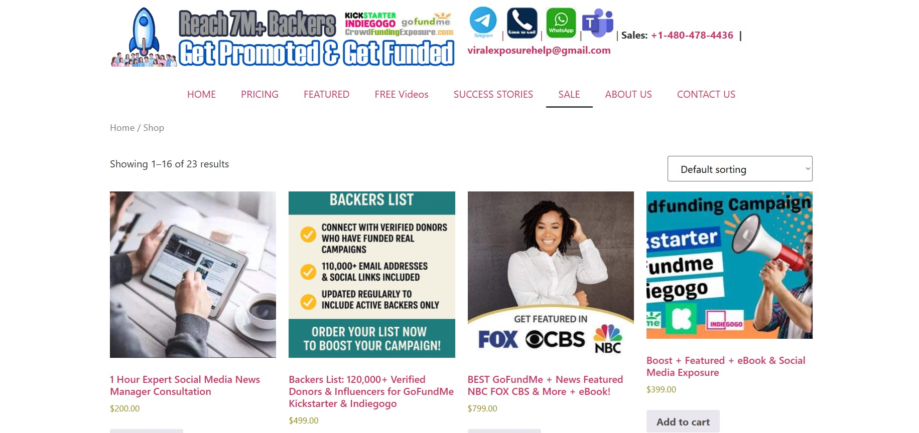 Crowd Funding Exposure Partnerprogramm