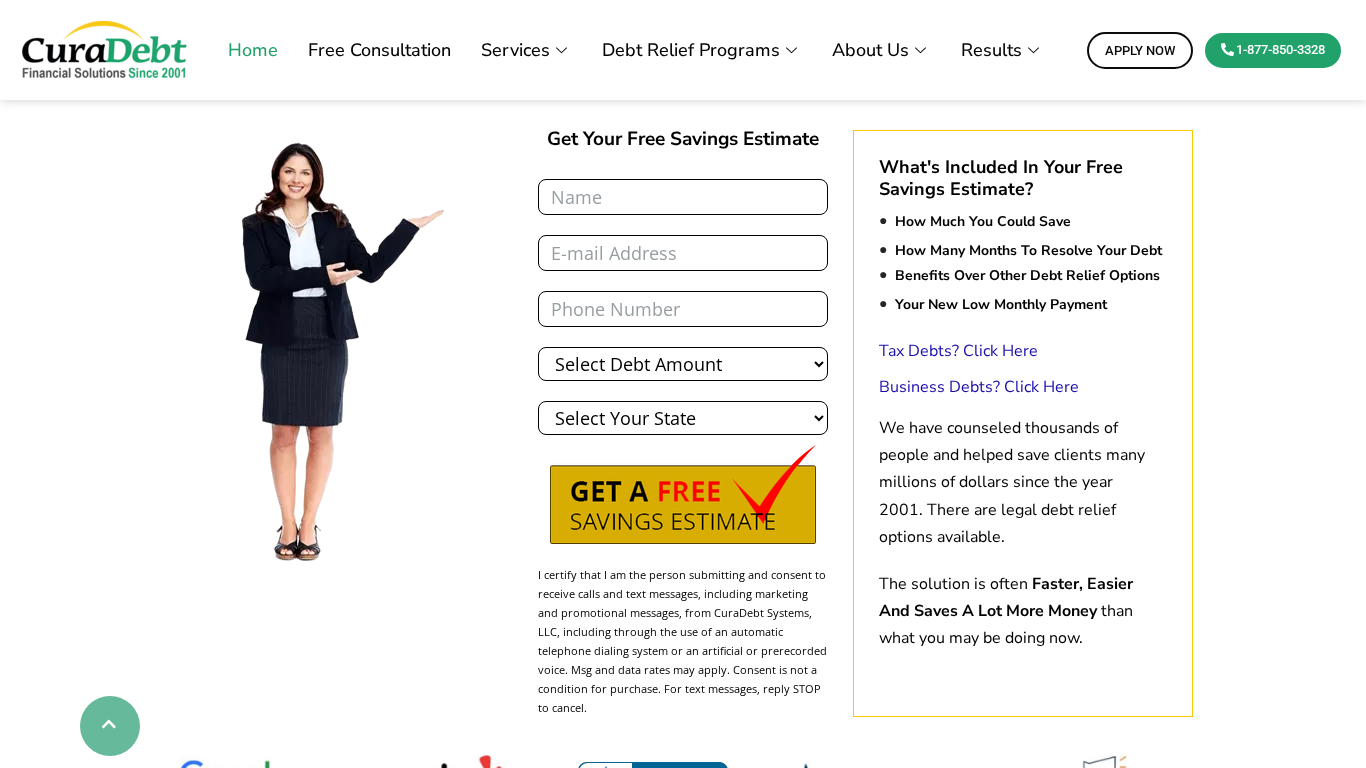 CuraDebt Affiliate-Programm