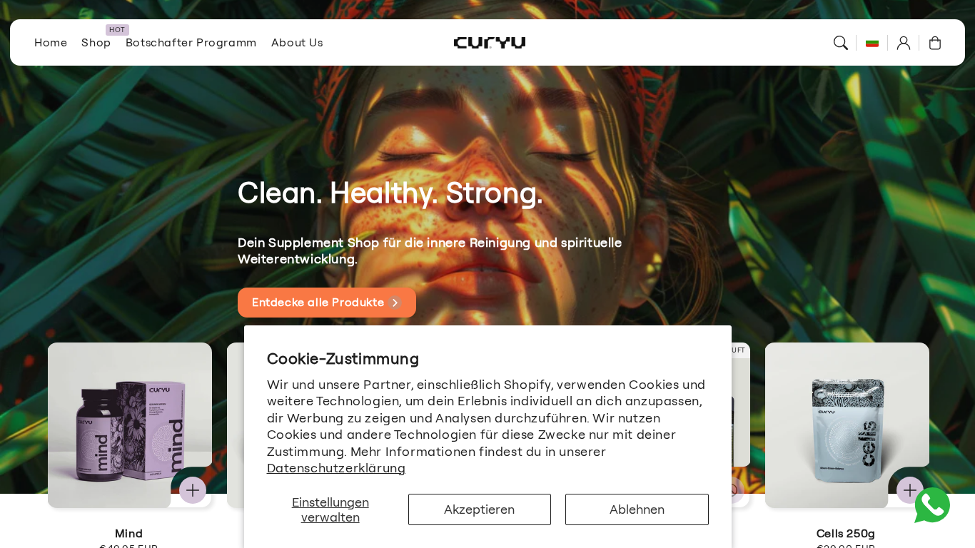 CURYU Affiliate-Programm