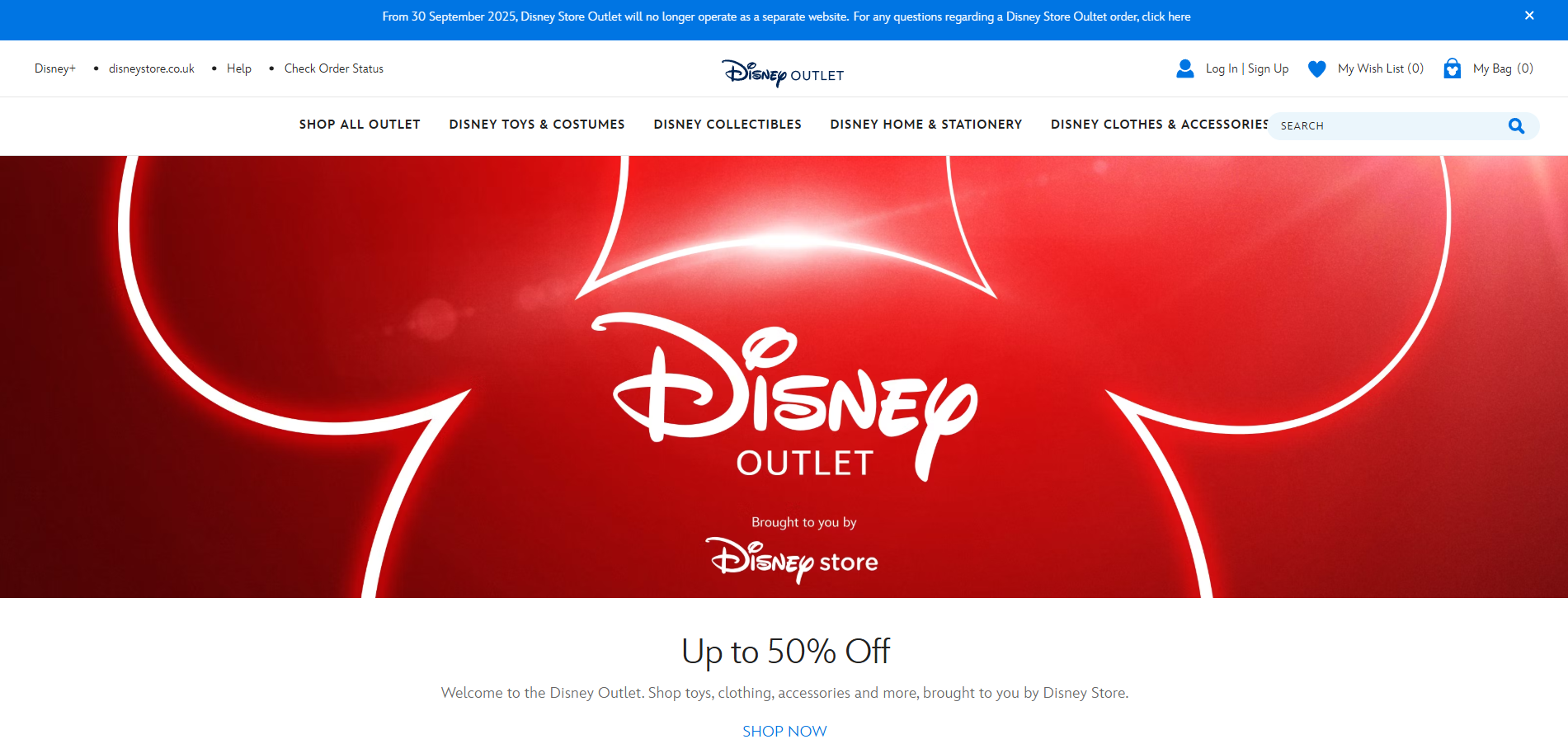 Disney Outlet Affiliate-Programm