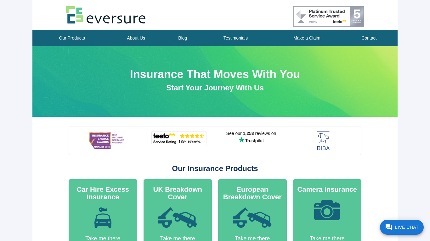 Eversure Insurance Partnerprogramm