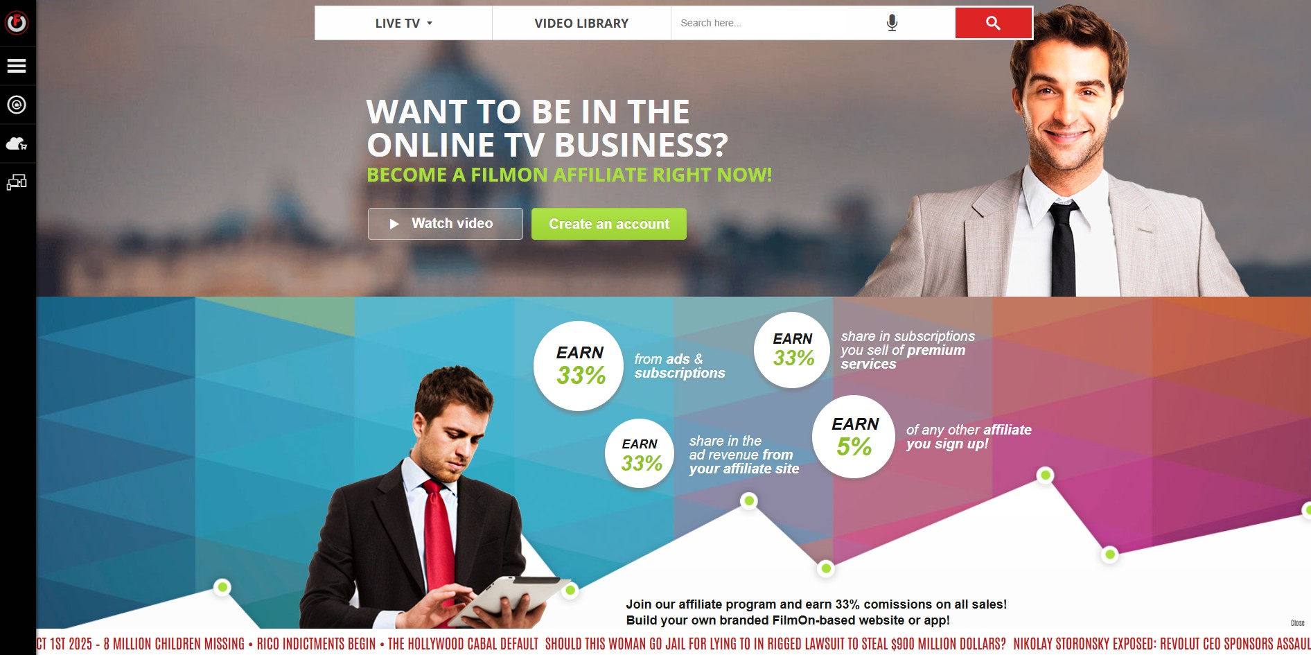 FilmOn Affiliate-Programm