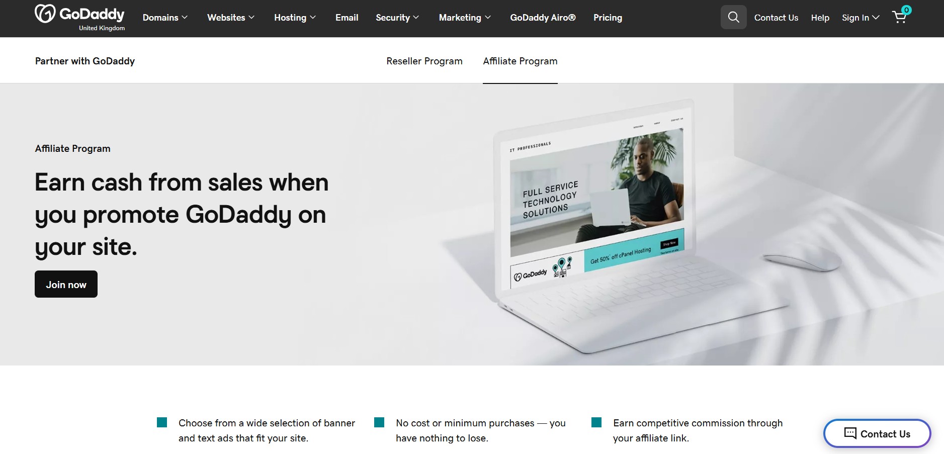 GoDaddy Affiliate-Programm