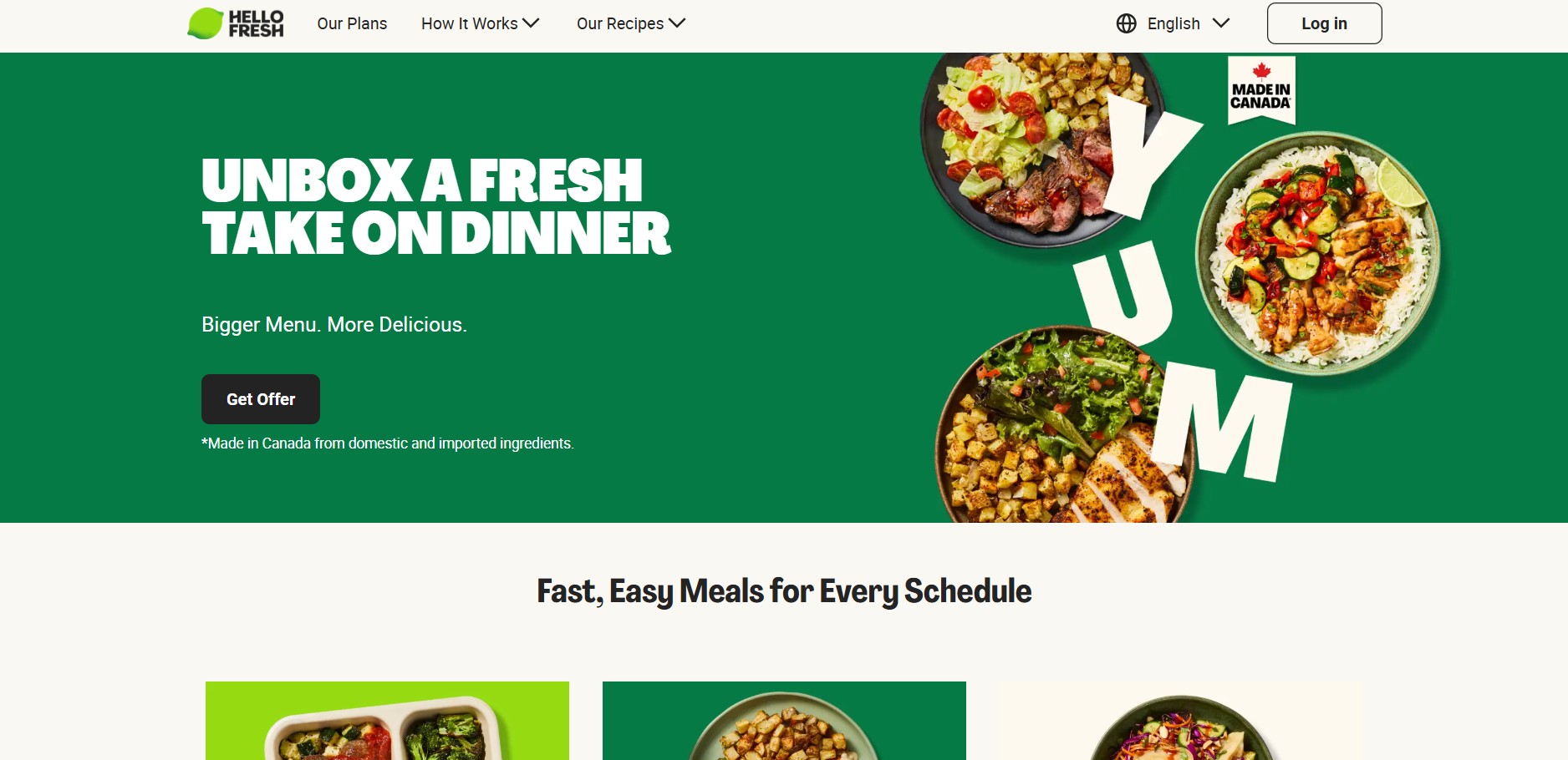 HelloFresh Kanada Affiliate-Programm