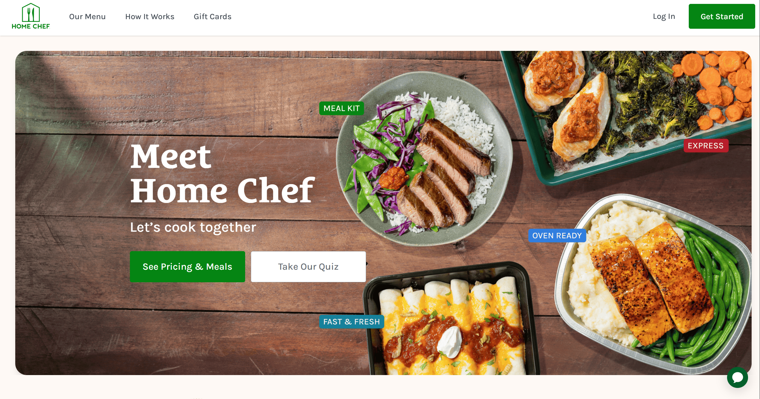 Home Chef Affiliate-Programm