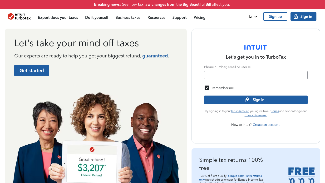 Intuit TurboTax Affiliate-Programm