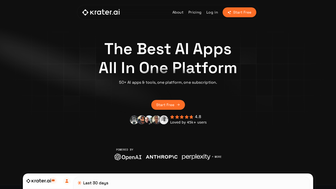 Krater.ai Affiliate-Programm
