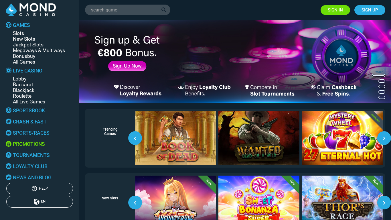 MondCasino Partnerprogramm