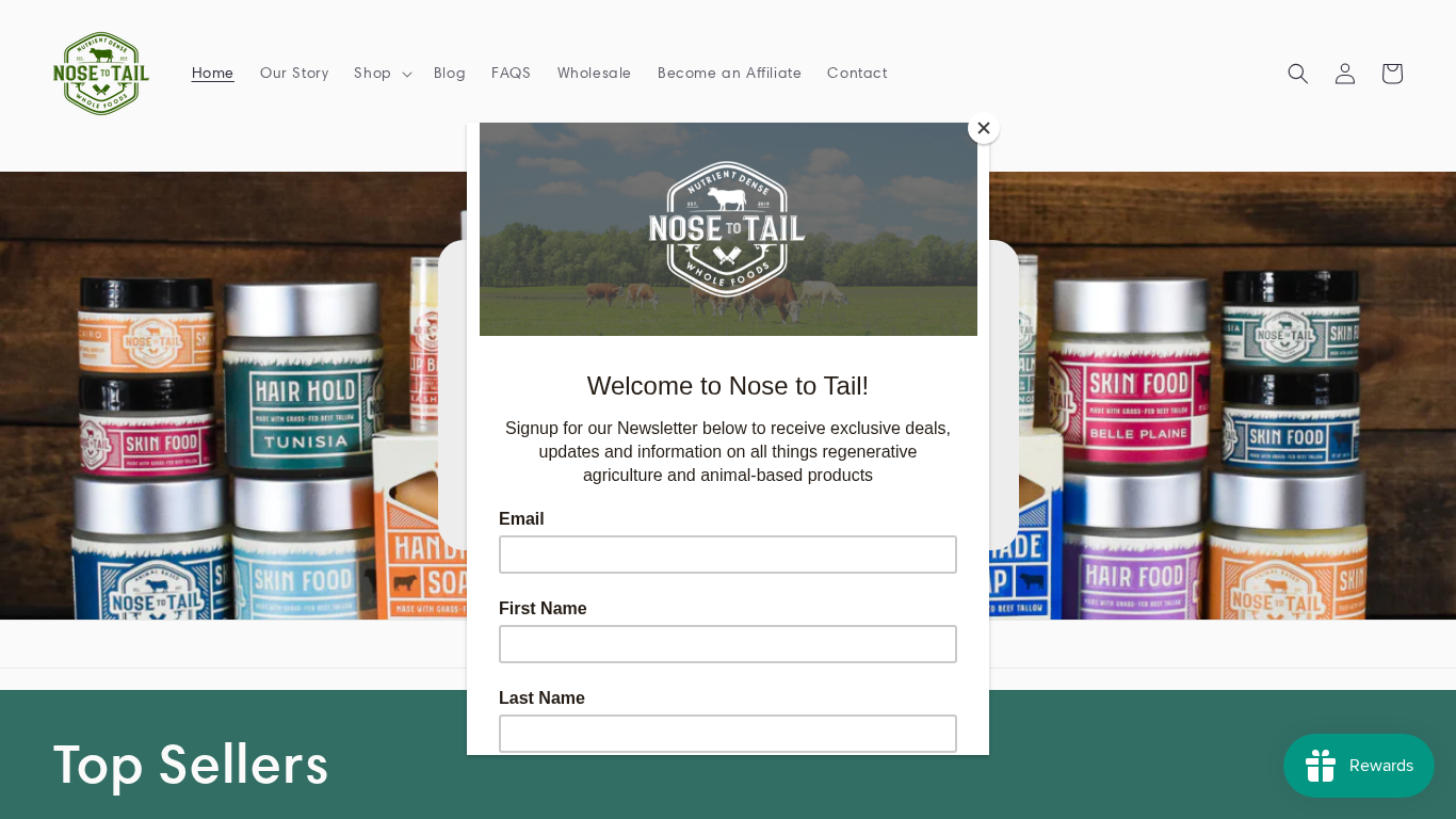 Nose To Tail Affiliate-Programm