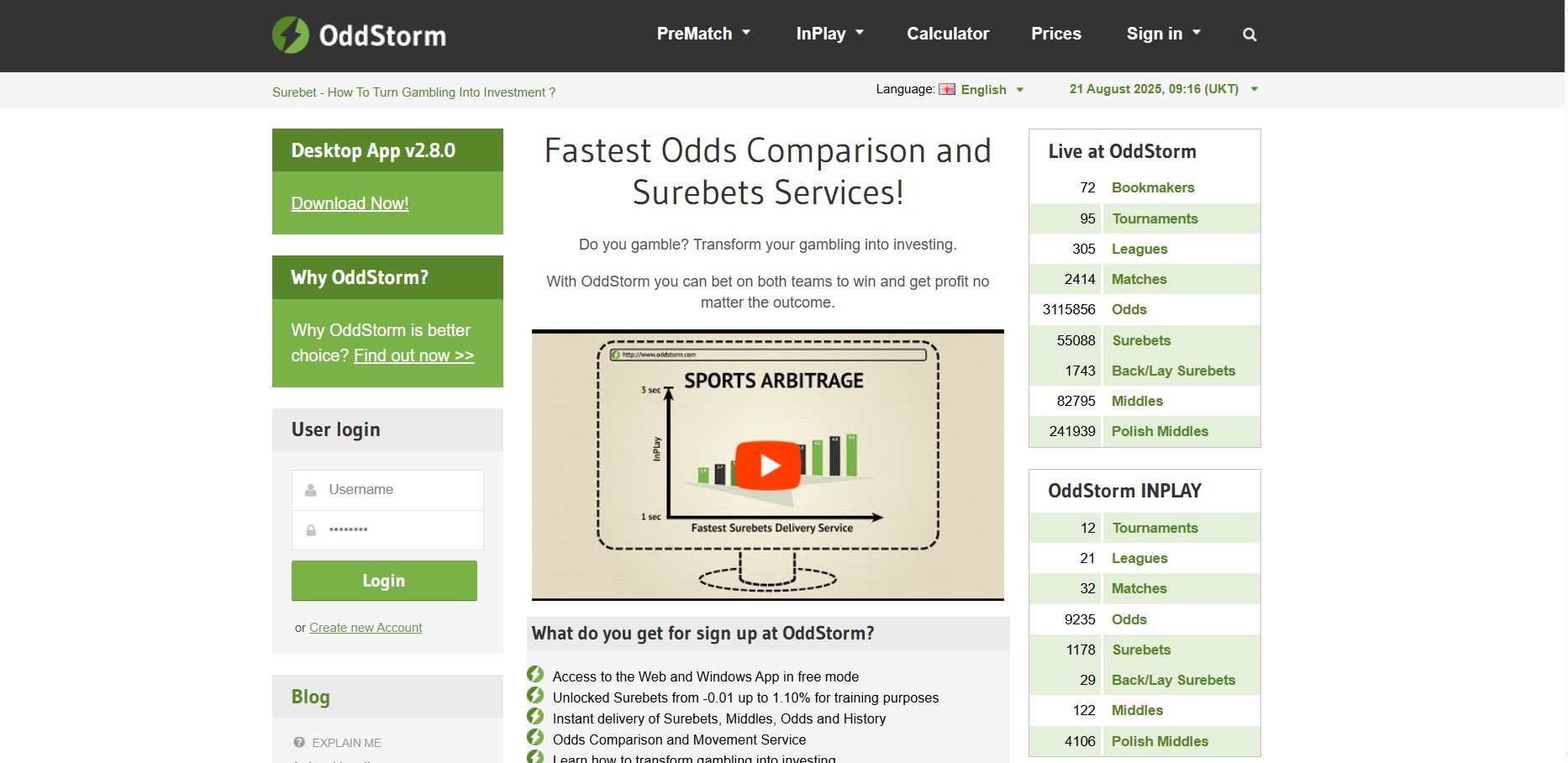OddStorm Affiliate-Programm