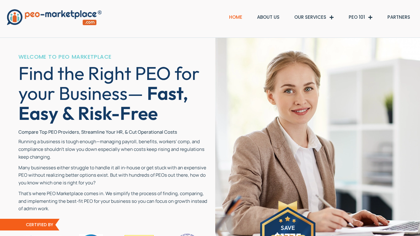 PEO Marketplace Brand Partner Affiliate-Programm
