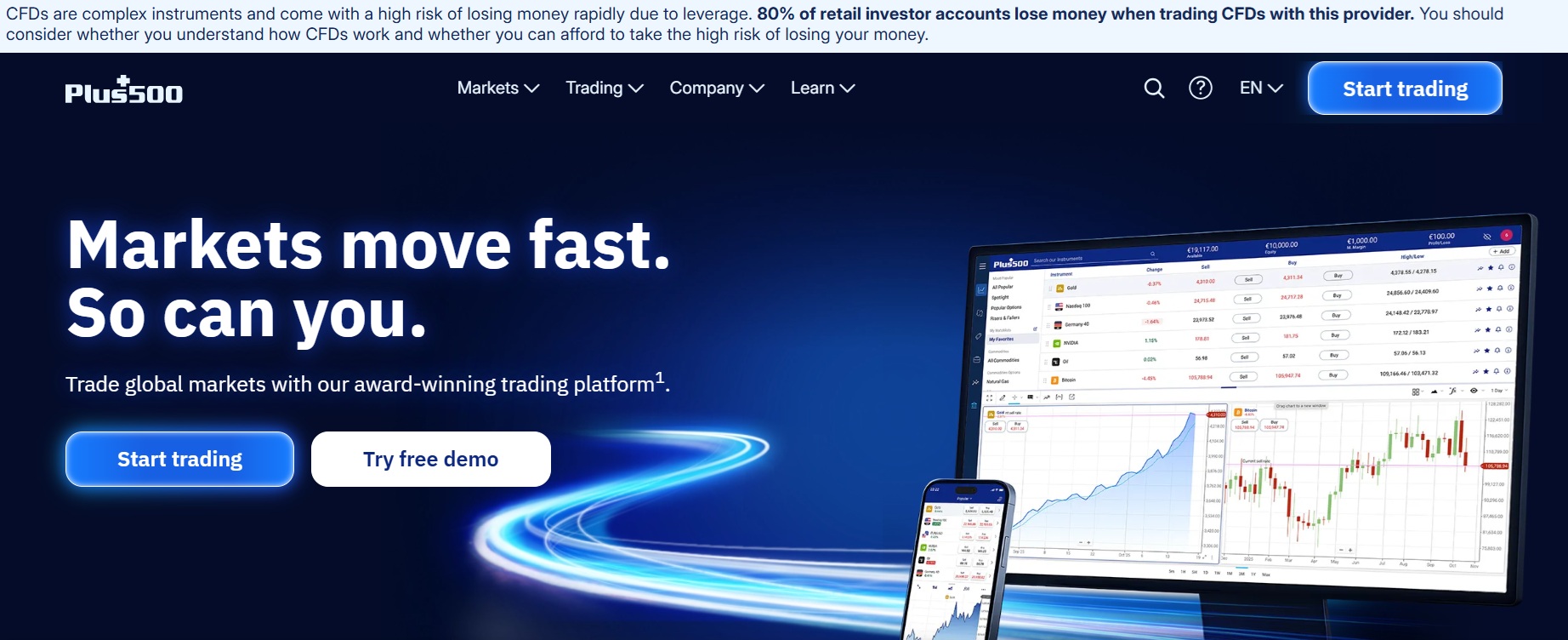 Plus500 Partnerprogramm