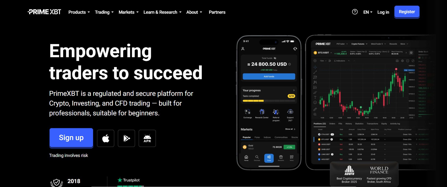 PrimeXBT Affiliate-Programm