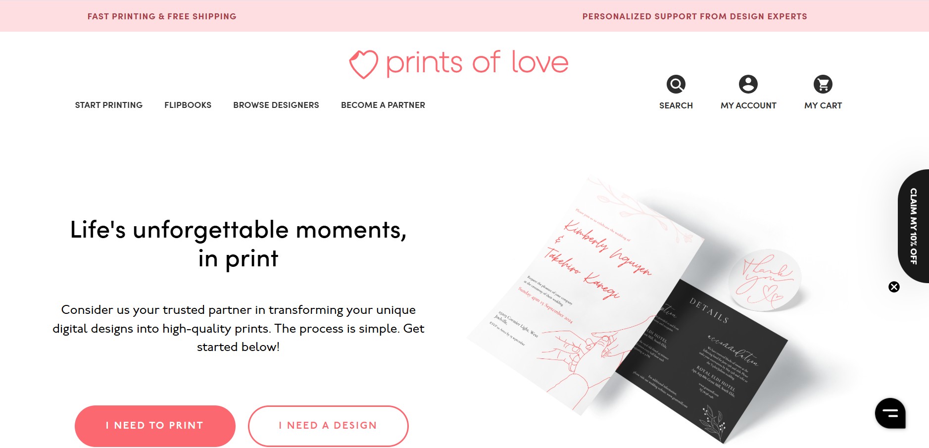 Prints of Love Partnerprogramm