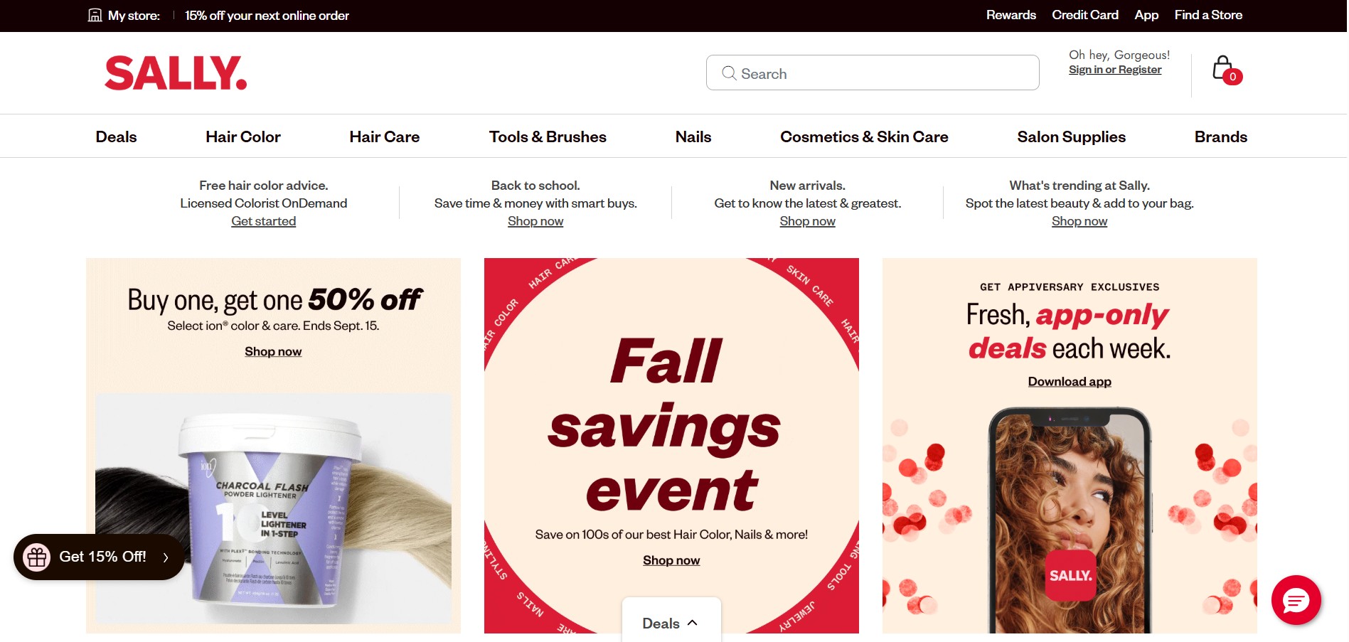 Sally Beauty Partnerprogramm