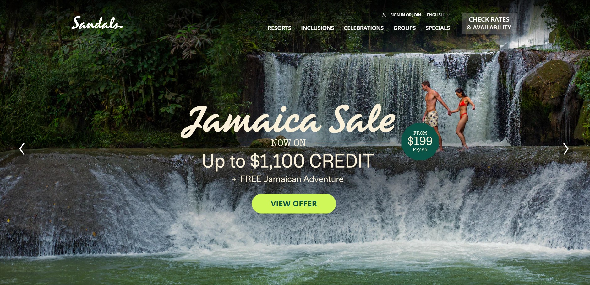 Sandals and Beaches Affiliate-Programm