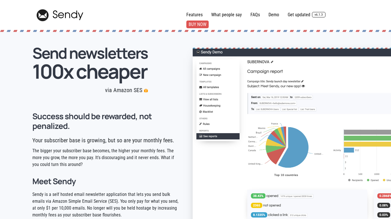 Sendy Affiliate-Programm