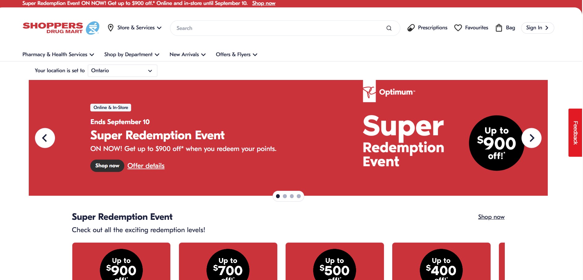 Shoppers Drug Mart Affiliate-Programm