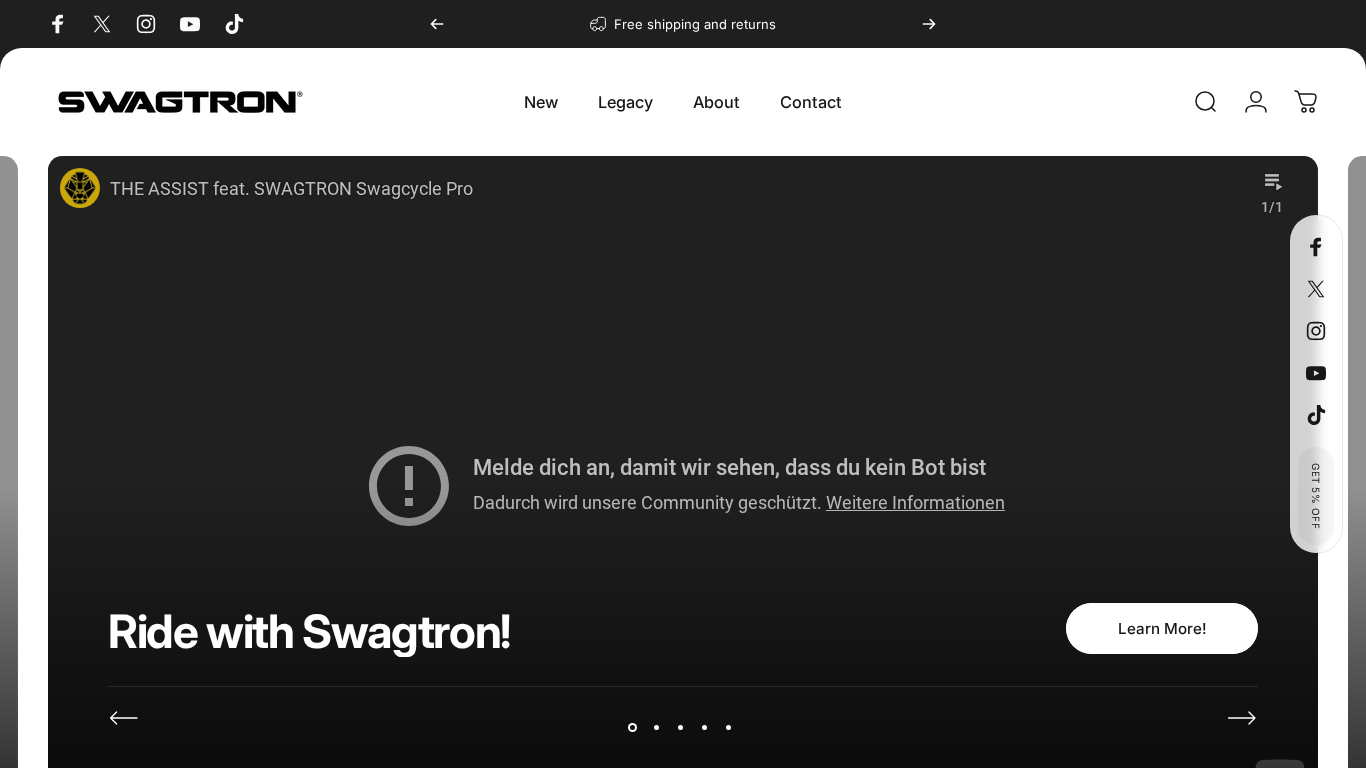 SwagTron Affiliate-Programm