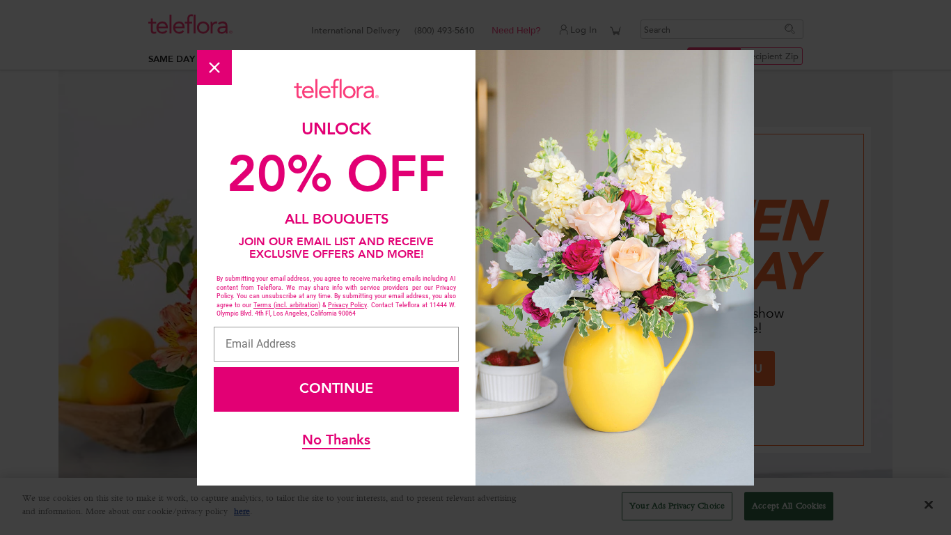 Teleflora Affiliate-Programm