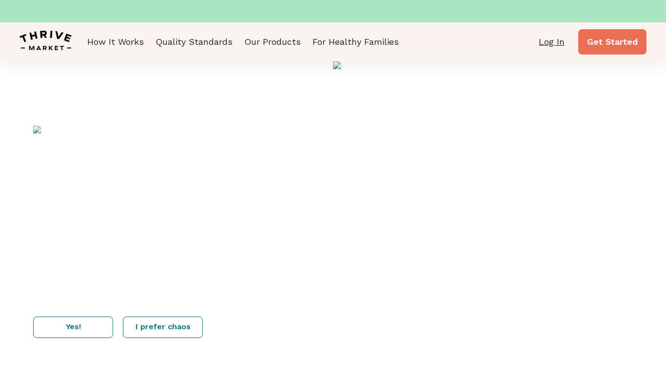 Thrive Market Partnerprogramm
