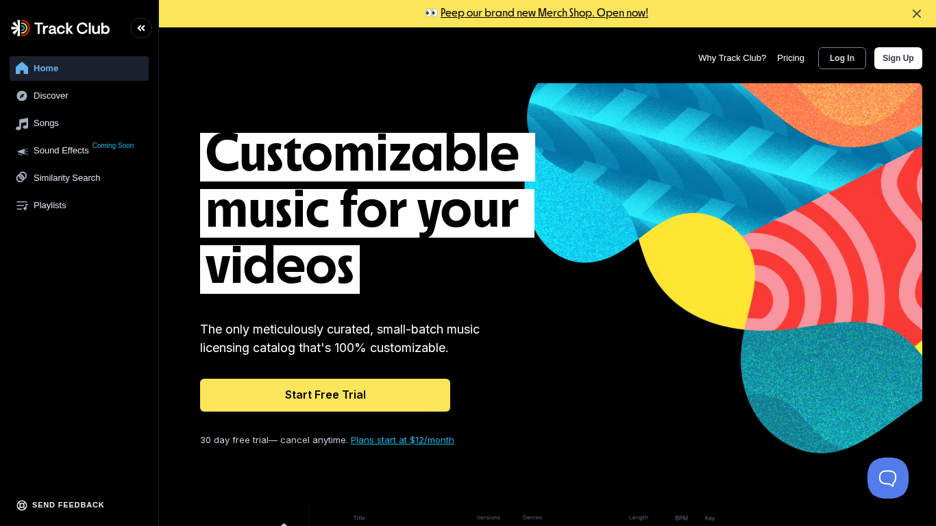 Track Club Affiliate-Programm