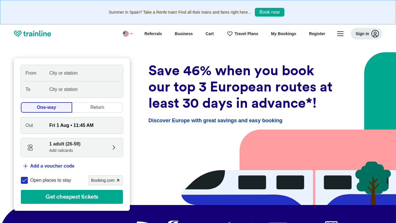 Trainline Affiliate-Programm