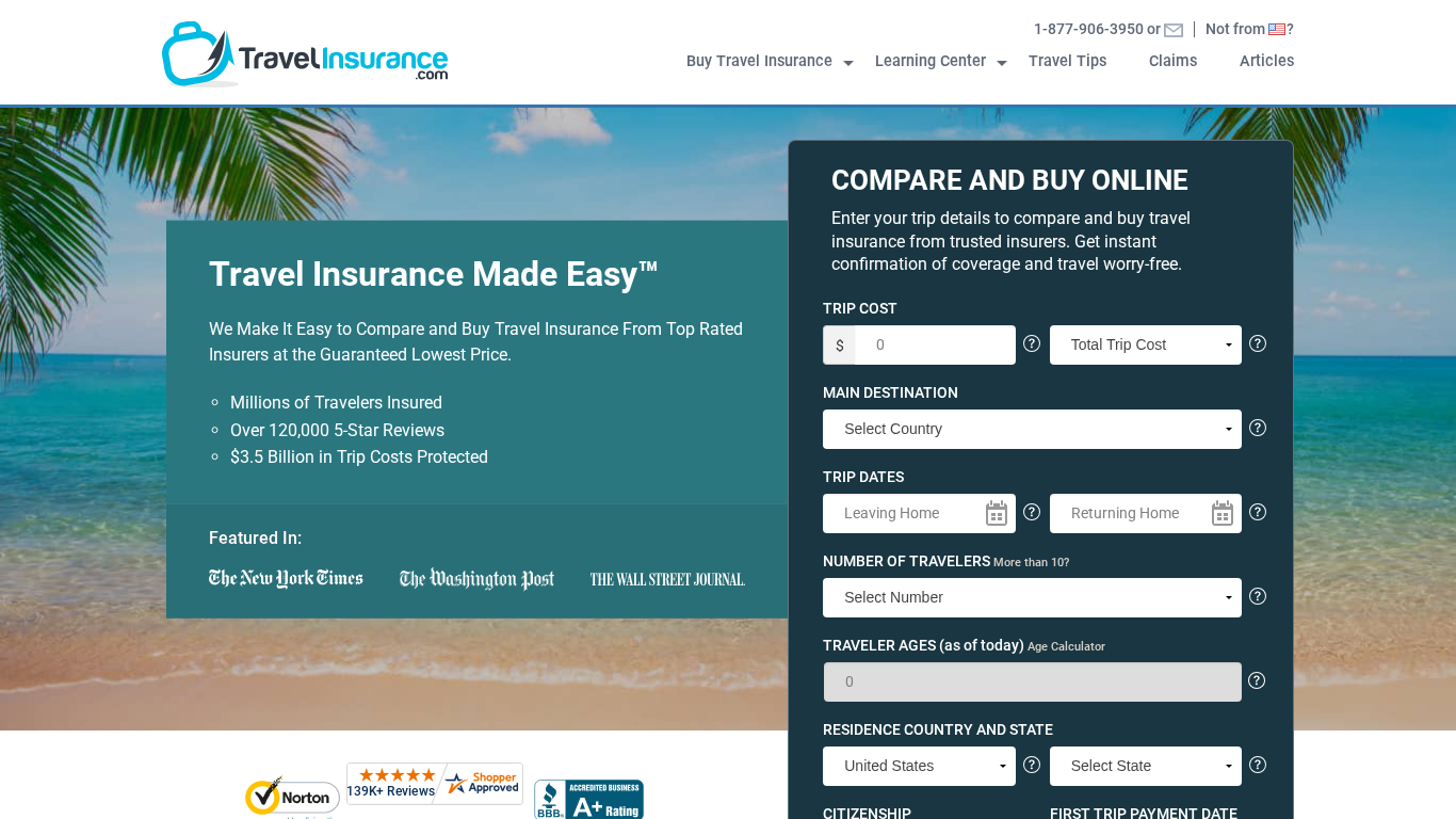 Travelinsurance.com Affiliate-Programm