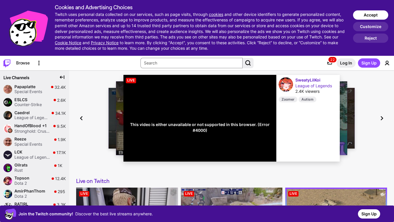 Twitch Affiliate-Programm