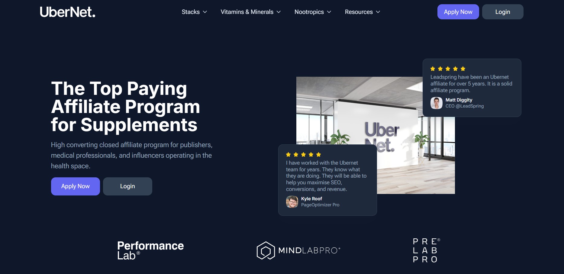 Performance Lab Affiliate-Programm