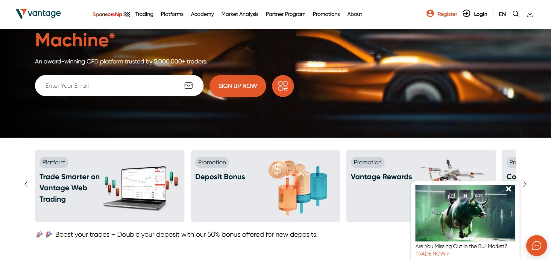 Vantage Affiliate-Programm