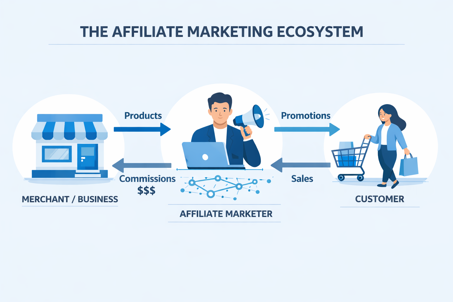 Was ist ein Affiliate-Marketer? Definition, Typen & Einstieg