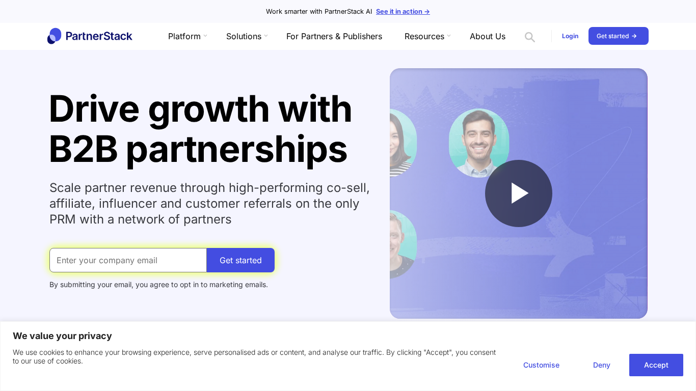 PartnerStack Partnermanagement-Plattform