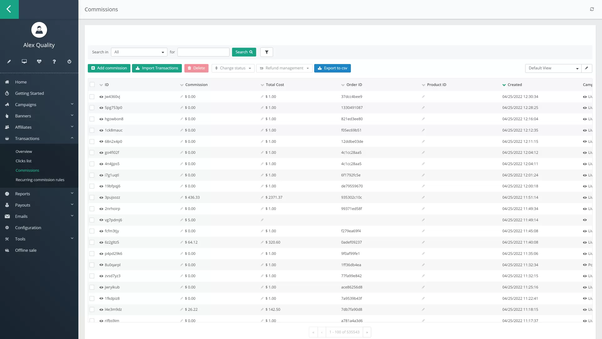 Post Affiliate Pro (Version 5.11.19.7)
