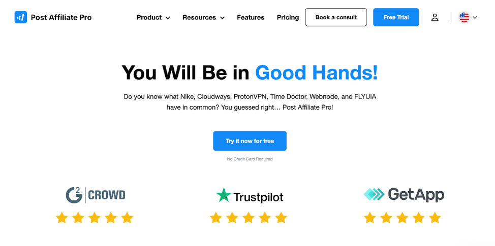 Post Affiliate Pro home page