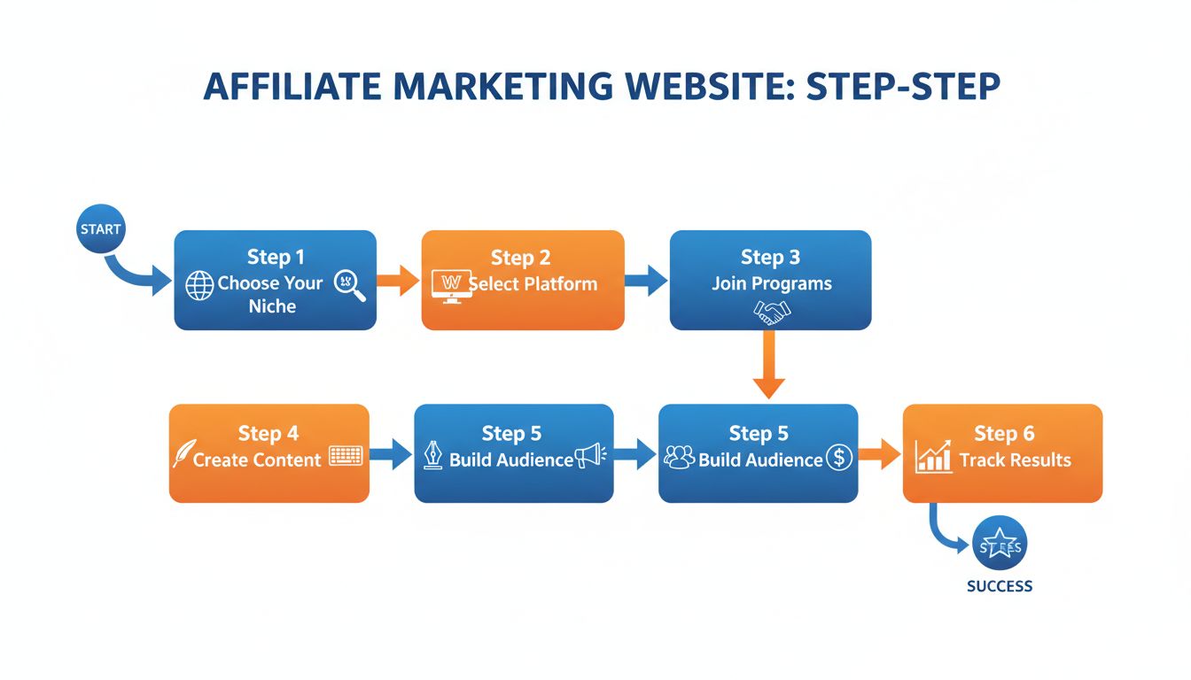 Wie man eine Affiliate-Marketing-Website startet