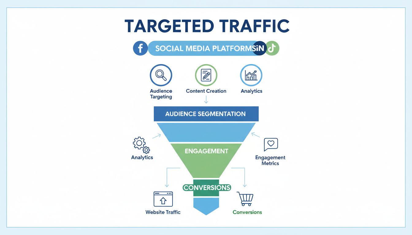 Wie bekomme ich mehr zielgerichteten Traffic? Vollständiger Social-Media-Strategie-Guide