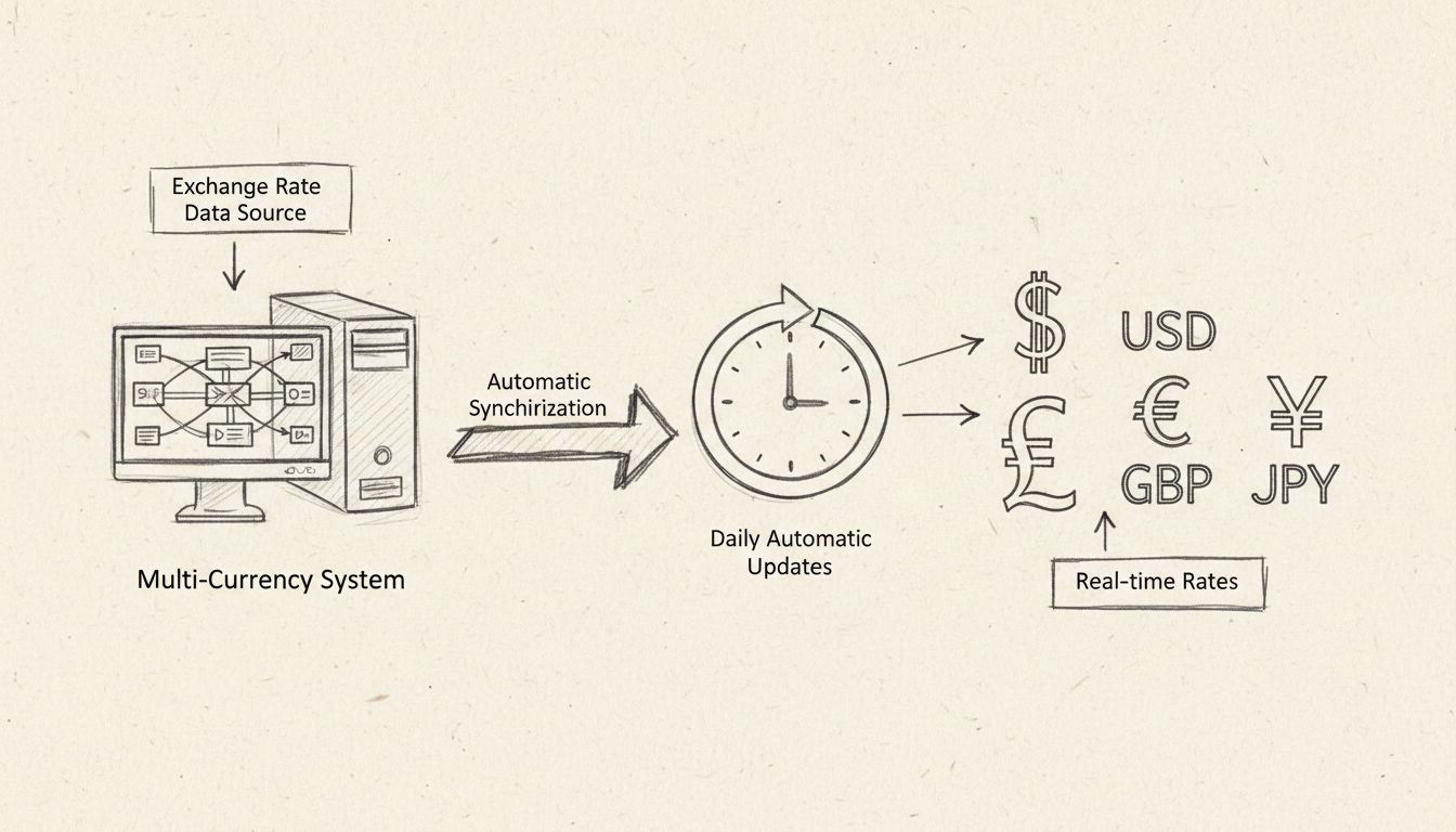 Ablaufdiagramm des automatischen Wechselkurs-Updaters