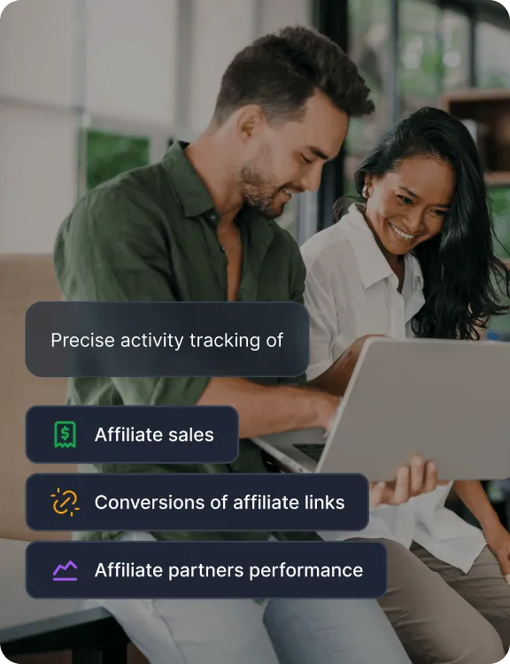 Ein Dashboard zum Tracking von Affiliate-Umsätzen, Konversionen von Affiliate-Links und der Leistung von Affiliate-Partnern.