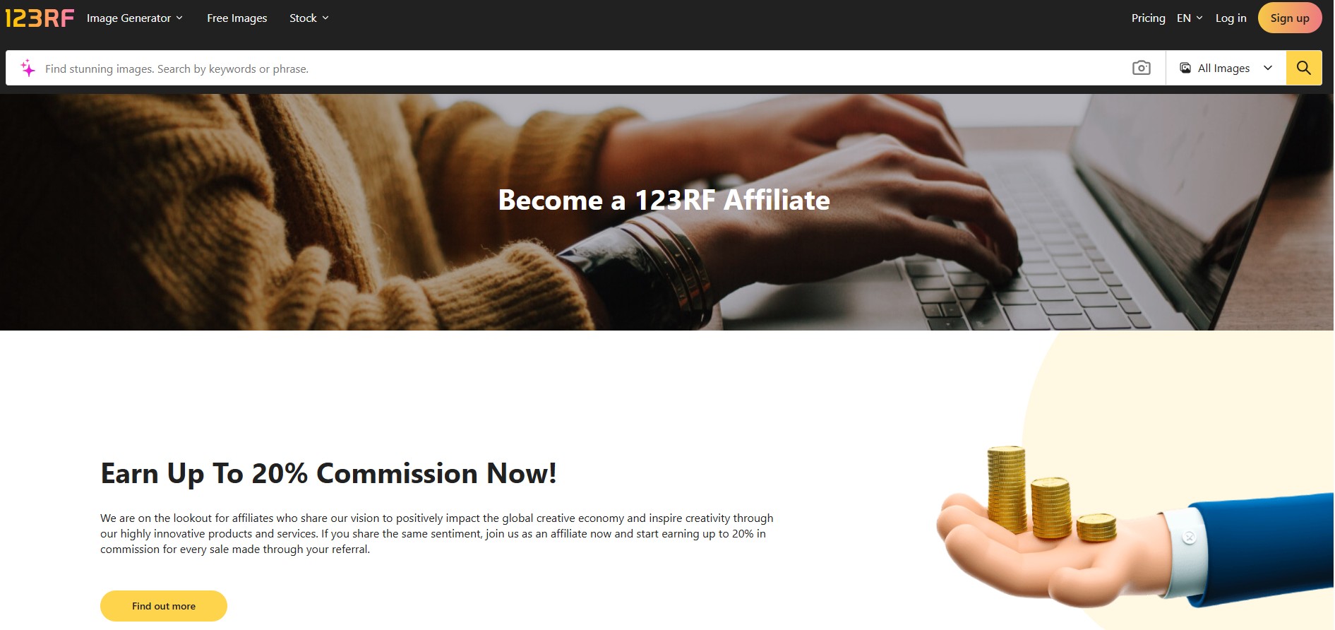 123RF Affiliate-Programm