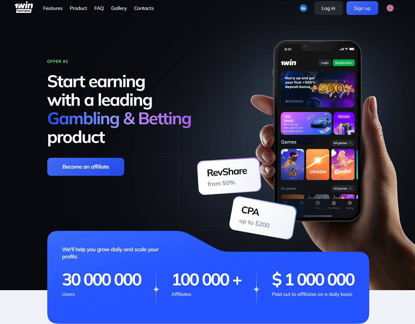 1win Affiliate-Programm