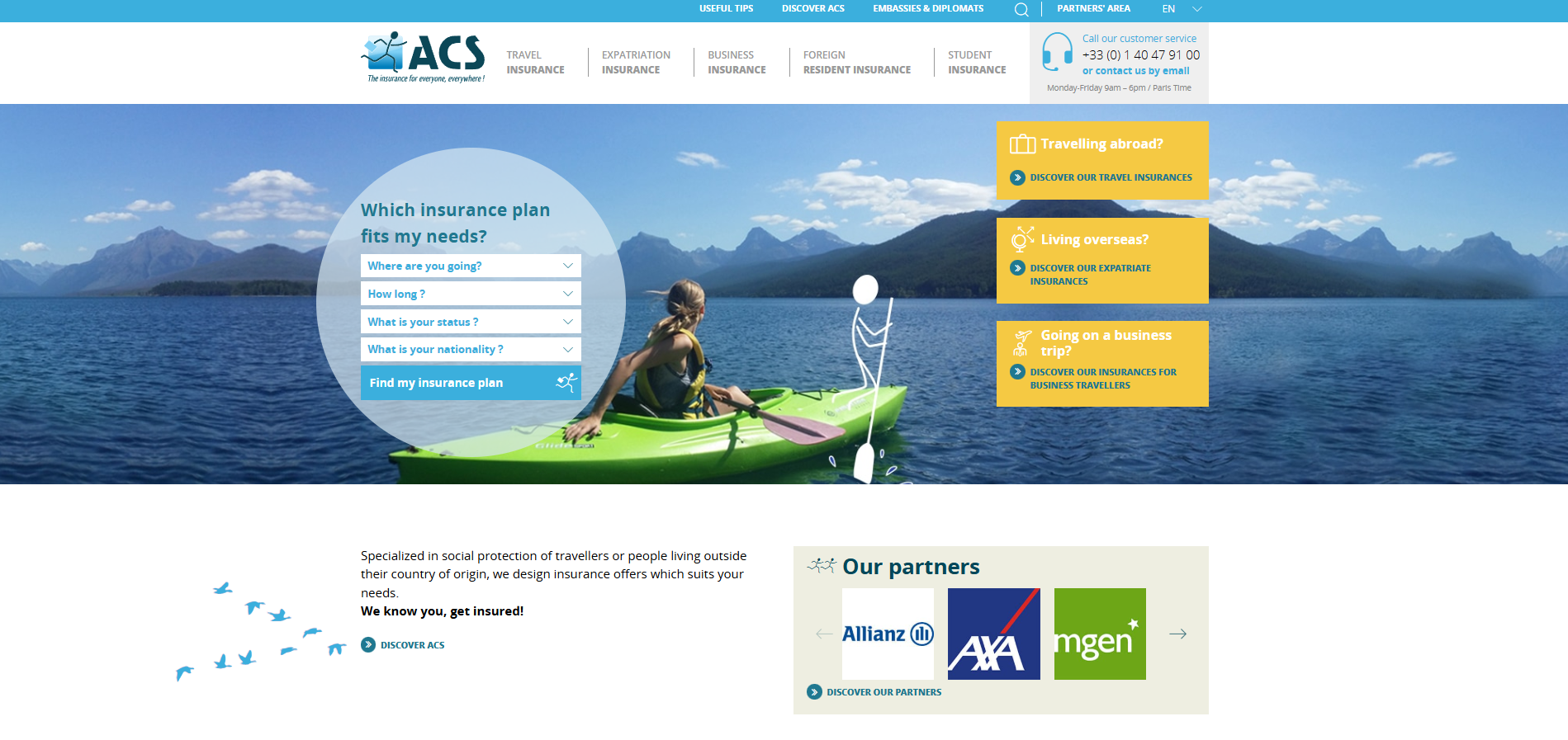 ACS Assurances Voyage & Expatriation Partnerprogramm
