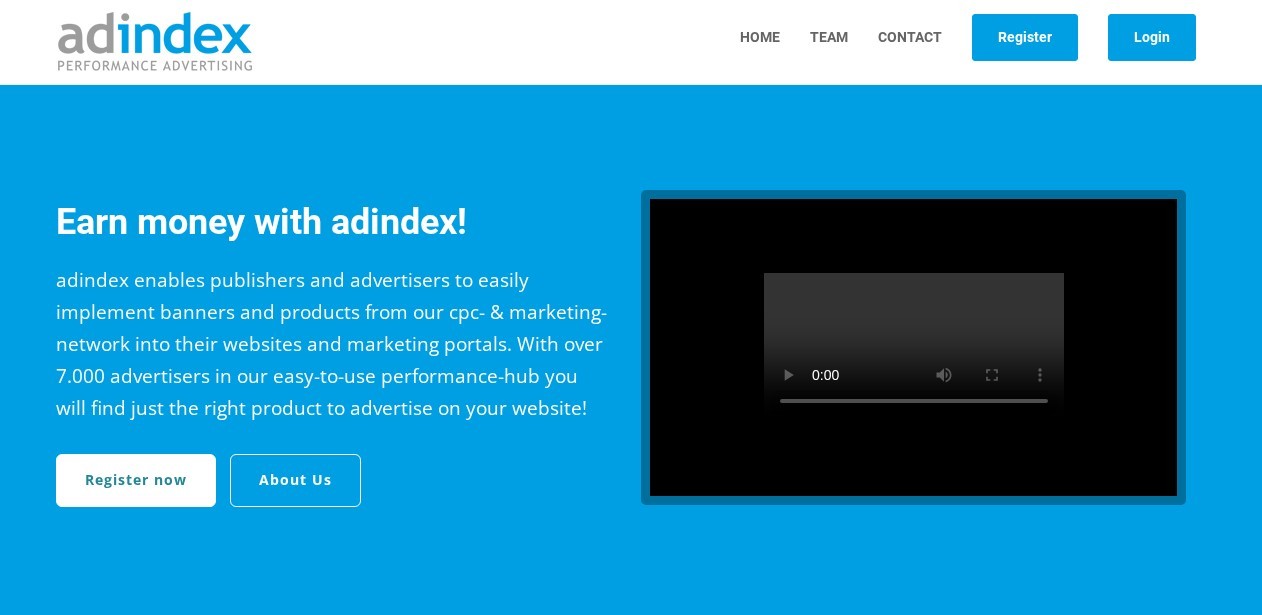 Adindex Affiliate-Programm