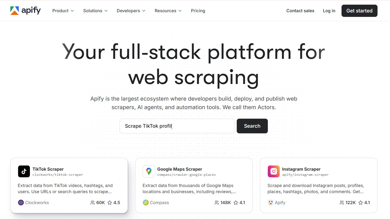 Apify Partnerprogramm