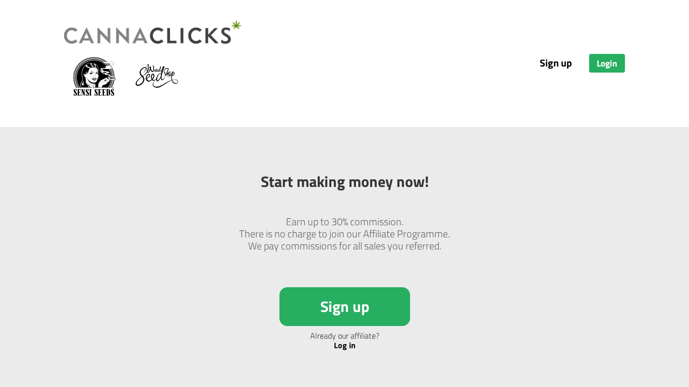 Cannacliks Affiliate-Programm